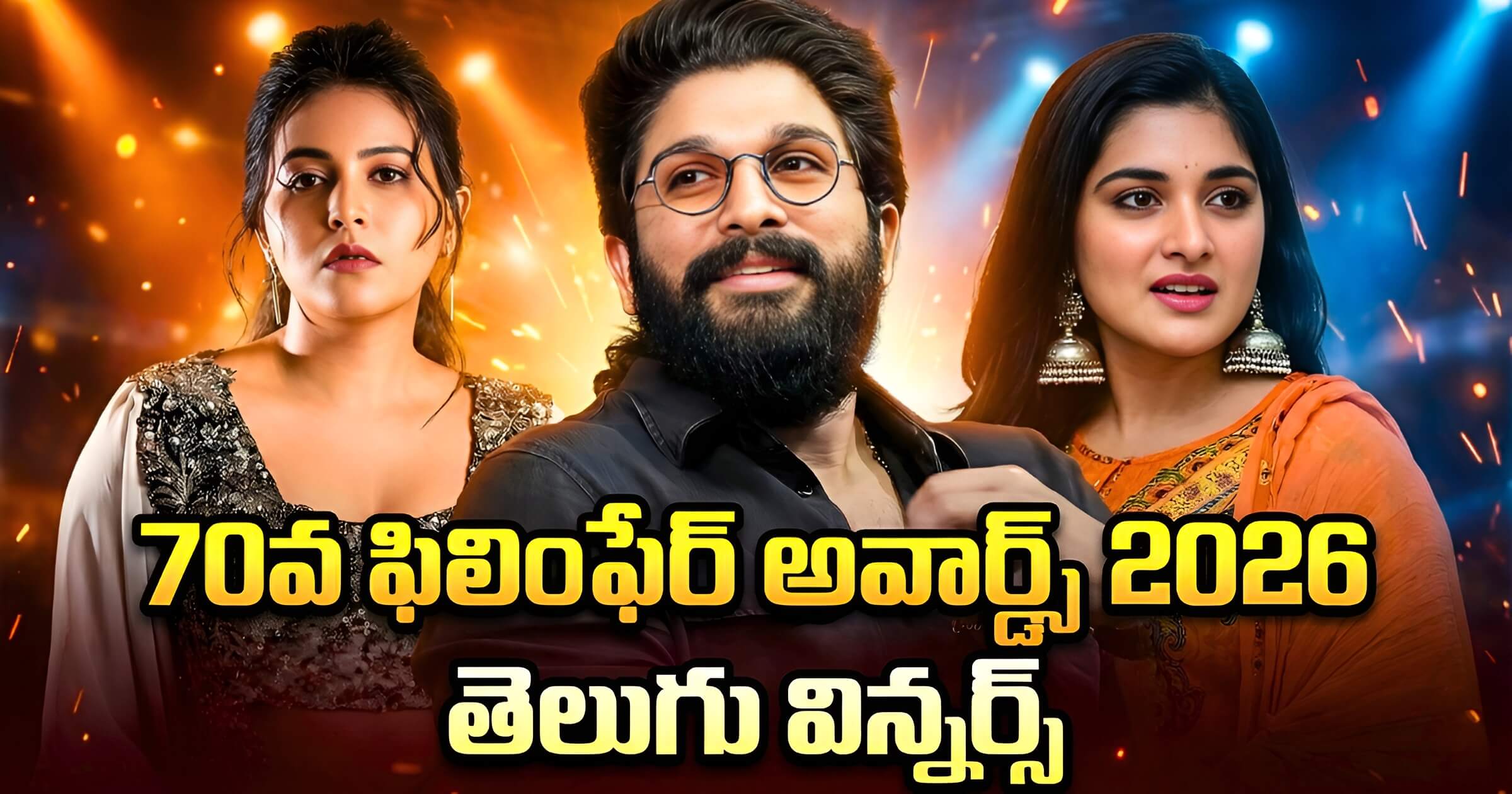 70th Filmfare Awards Telugu Winners ;